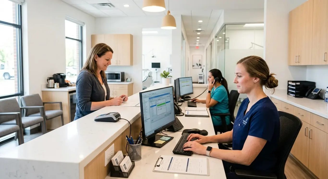 How fewer billing interruptions help the front desk work better