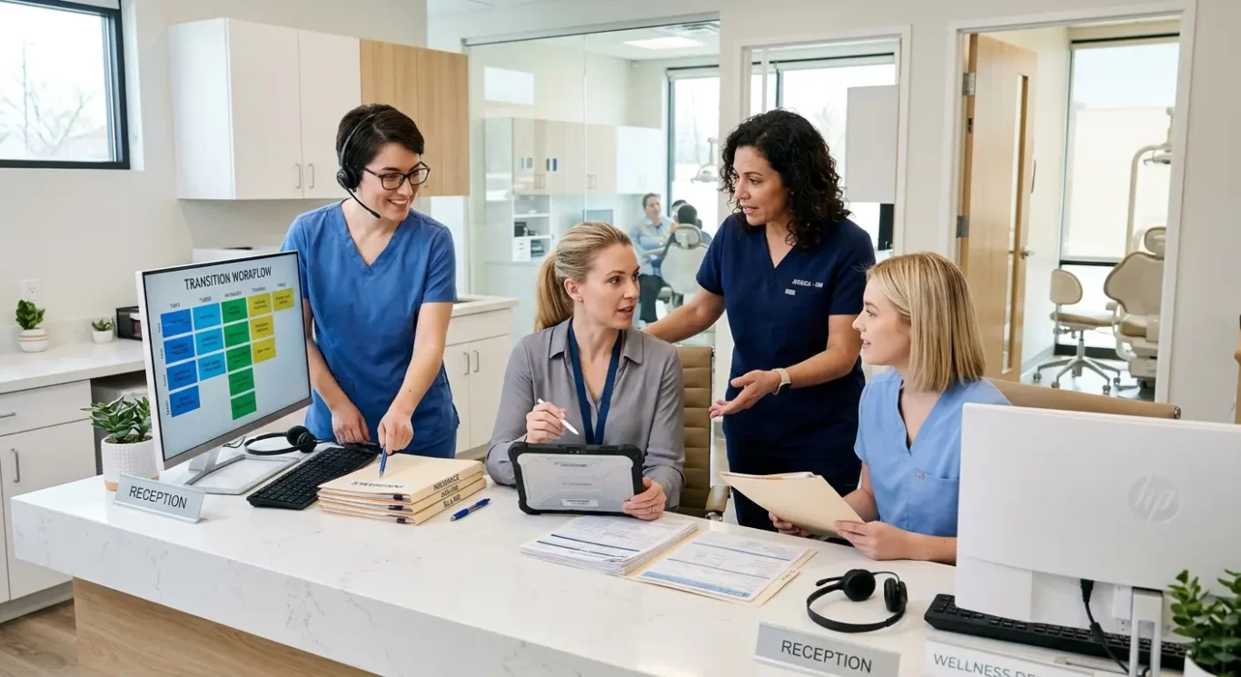 How to make the transition manageable for the office team