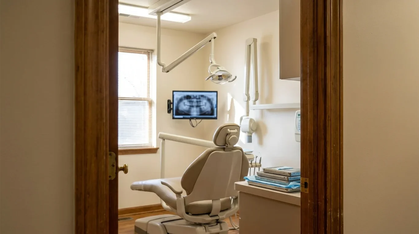 Empty Dental Clinic Chair